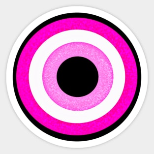 Pink Evil Eye Sticker